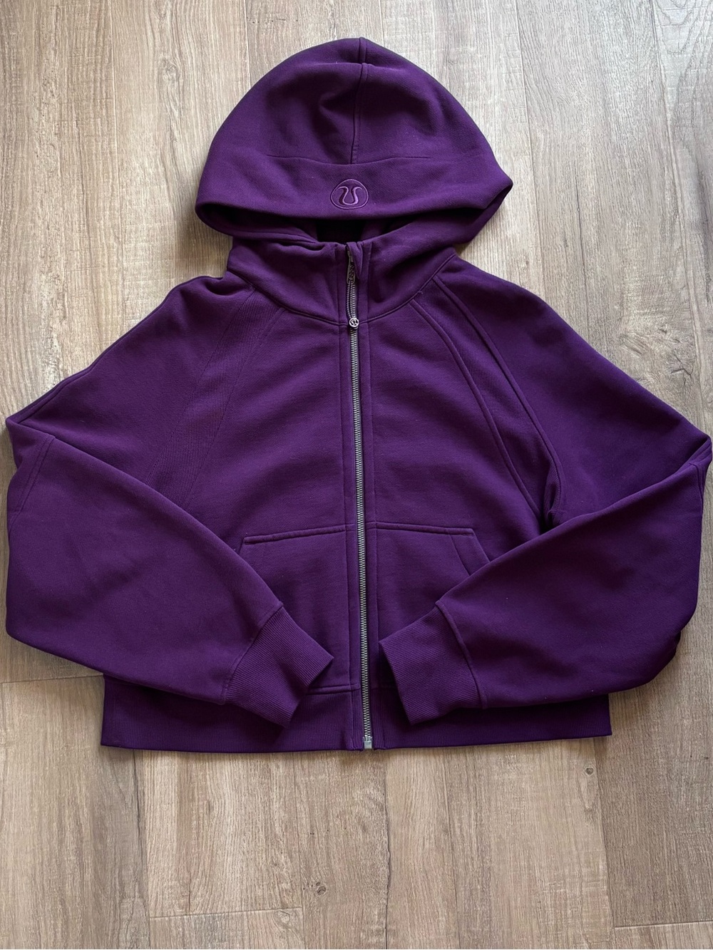 Lululemon Scuba Oversized Full Zip Hoodie in Dramatic Magenta